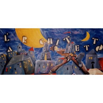 "L'ARCHITETTO" - 70x150 - anno 1995